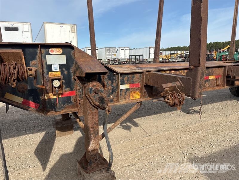 BWS EZ-2-Load 46 ft Tri/A Short Wood Log Trailer Prikolice za stabla