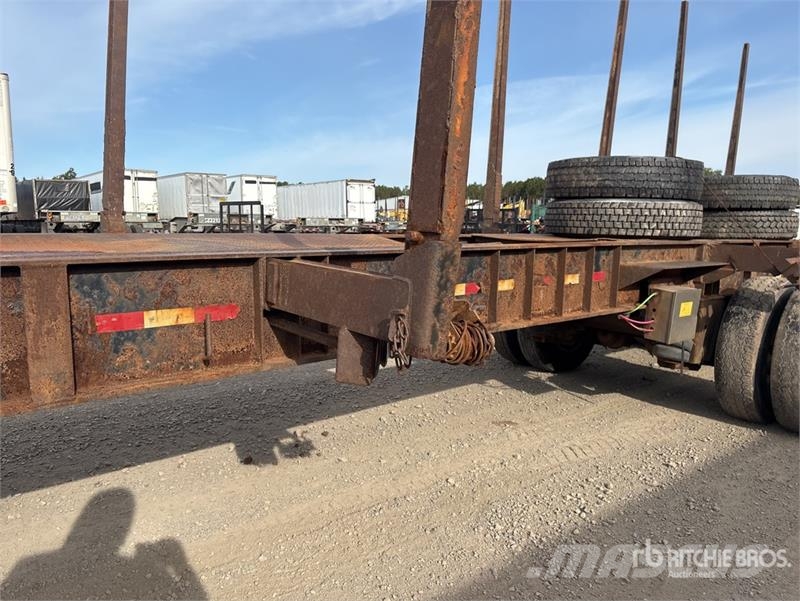 BWS EZ-2-Load 46 ft Tri/A Short Wood Log Trailer Prikolice za stabla