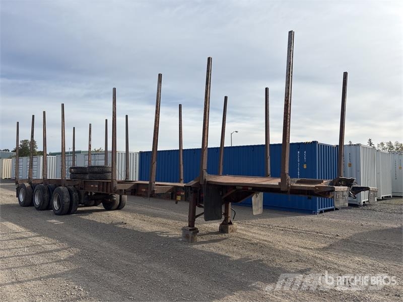 BWS EZ-2-Load 46 ft Tri/A Short Wood Log Trailer Prikolice za stabla