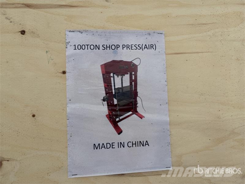 BYT ASPSS100 100 Ton Air Shop Press (Unused) Other components