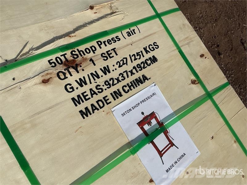  BYT ASPSS50 50 ton Air Shop Press (Unused) Andre komponenter