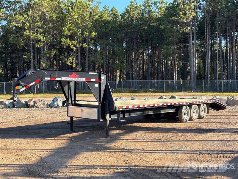 Canadian 30 ft Tri/A Gooseneck Equipment Trailer Oprijwagen