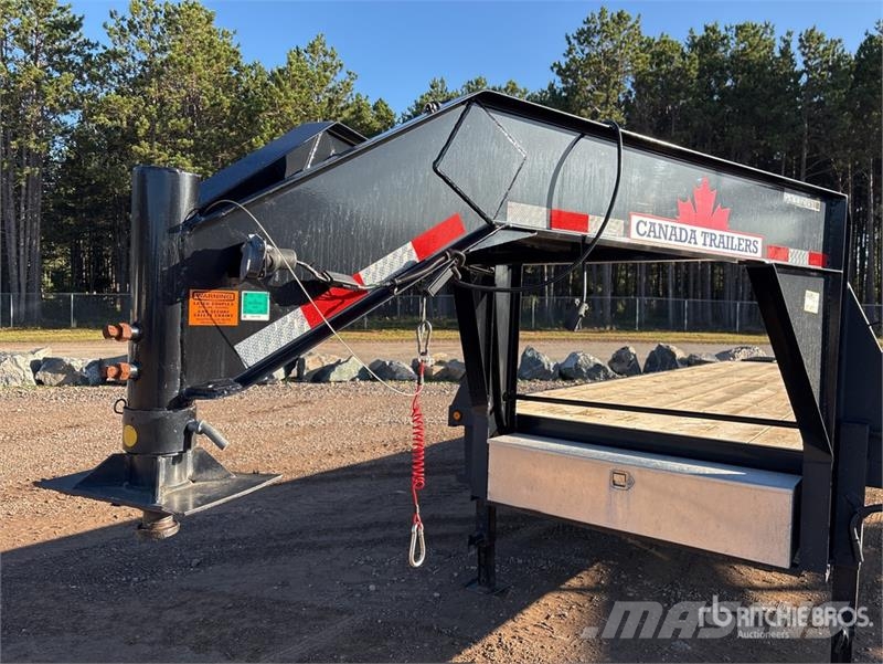 Canadian 30 ft Tri/A Gooseneck Equipment Trailer Oprijwagen