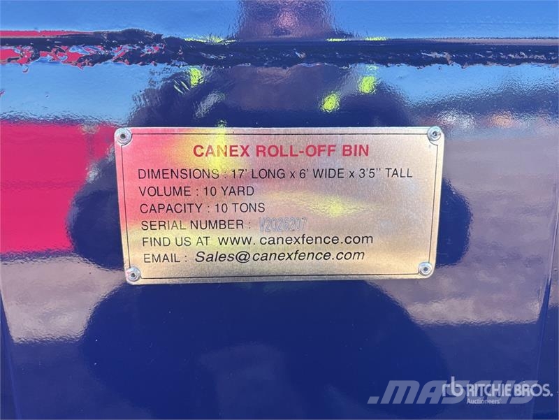  Canex 17 ft Roll-Off Container (Unused) 特种集装箱
