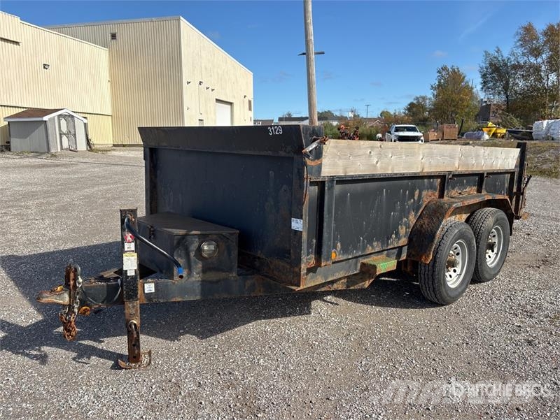  Cargomax 12 ft T/A Dump Utility Trailer Kiperi prikolice