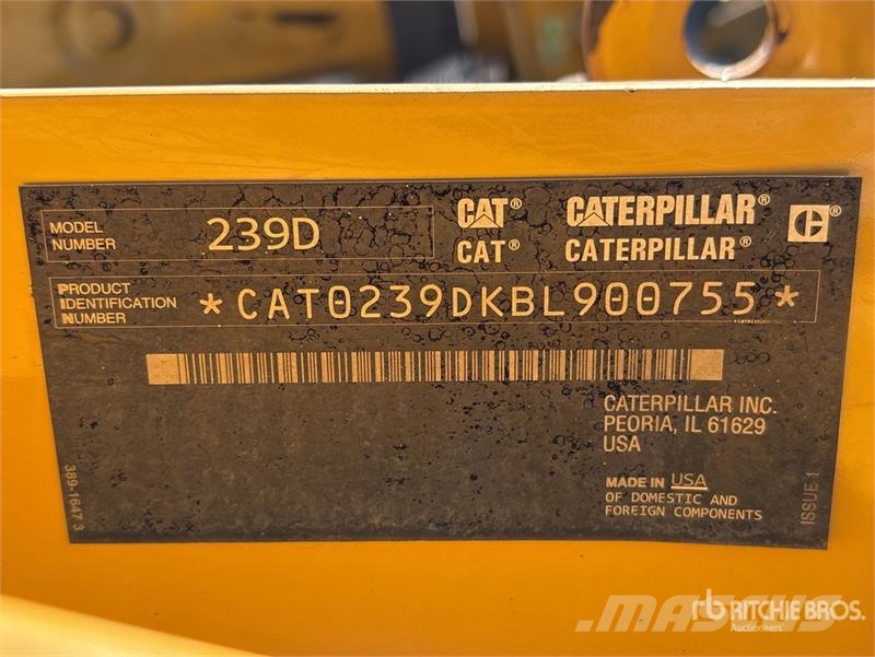 CAT 239D Skid steer loderler
