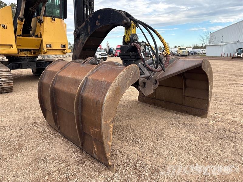 CAT 320D FM Heel Boom Log Loader ナックルブームローダー