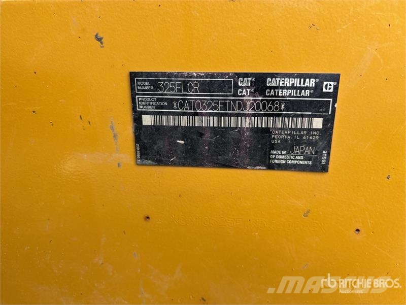 CAT 325F L CR Tracked Excavator Vikšriniai ekskavatoriai