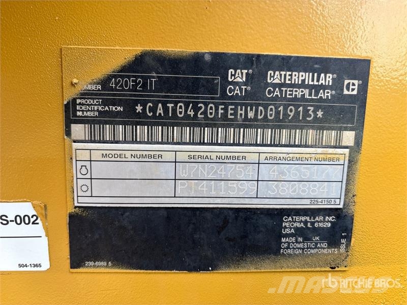 CAT 420F2 IT 4x4 Backhoe Loader Retroescavadeiras