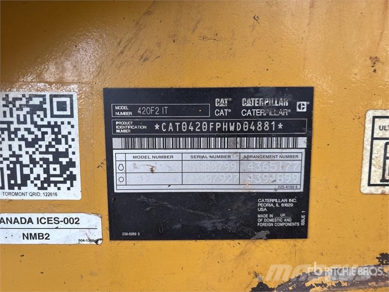 CAT 420F2IT 4x4 Backhoe Loader Retroescavadeiras