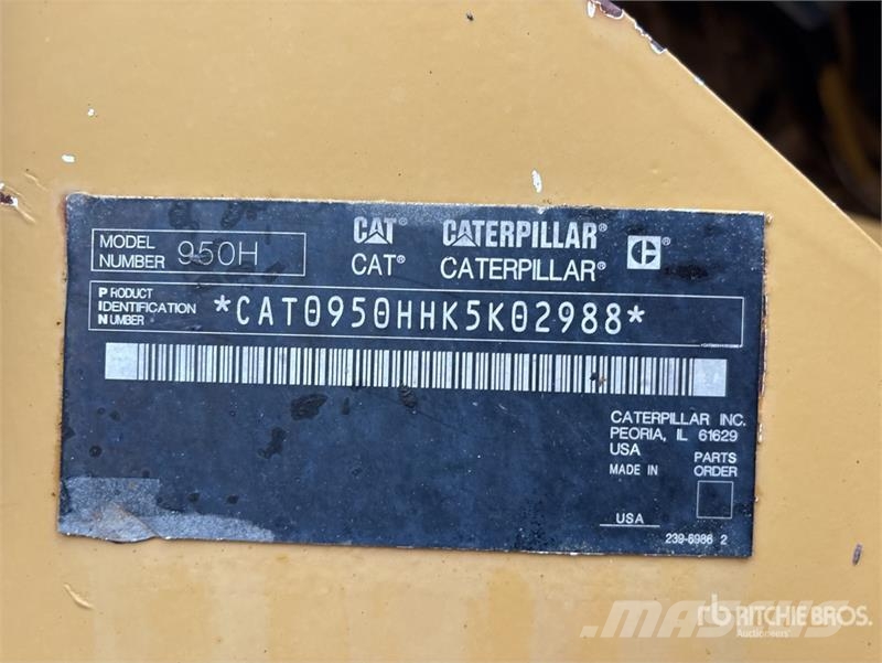 CAT 950 H Wheel Loader Фронтальні навантажувачі