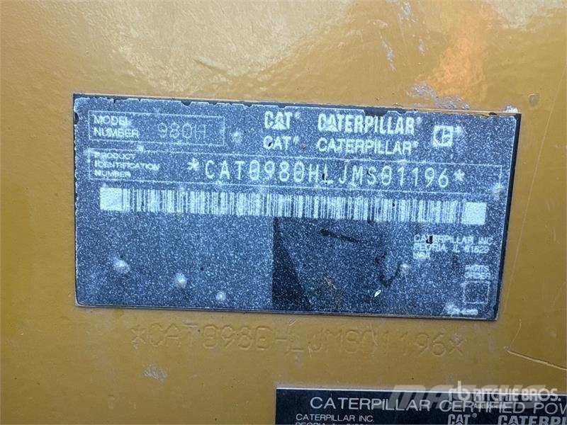 CAT 980H Wheel Loader - Certified Rebuild 2020 Gumikerekes homlokrakodók