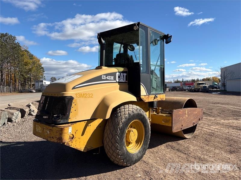 CAT CS433E Smooth Drum Compactor Οδοστρωτήρες μονού κυλίνδρου