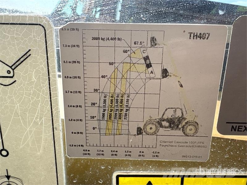 CAT TH407C Teleszkópos rakodók
