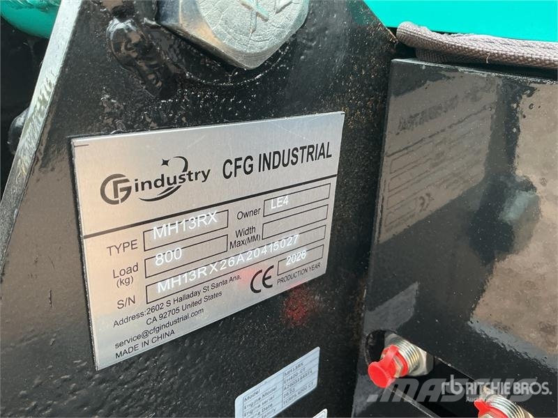 CFG MH13RX Mini Excavator (Unused) Miniescavatori
