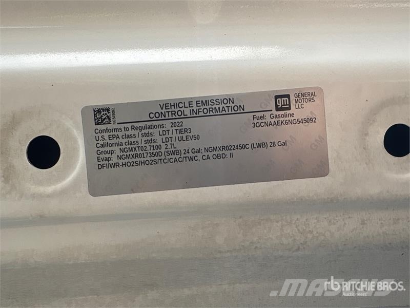Chevrolet Silverado 1500 4x2 Pickup Прочие фургоны