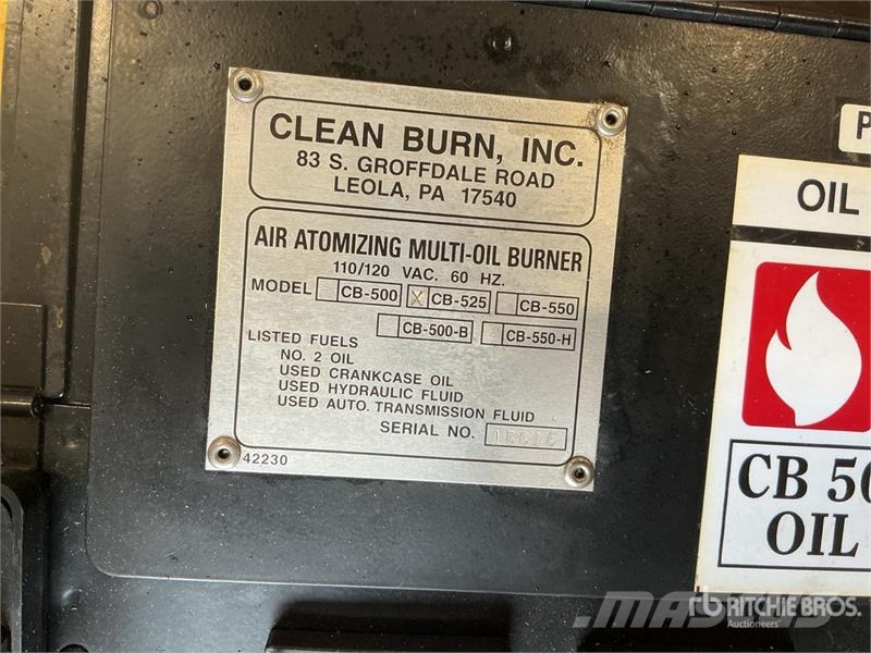 Clean Burn 250000 BTU Rebuilt Burner Assembly Furn Drugi deli