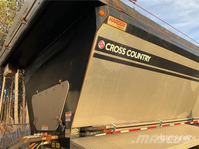 Cross Country 39 ft Tri/A Live Bottom Trailer Semirimorchi con piano mobile