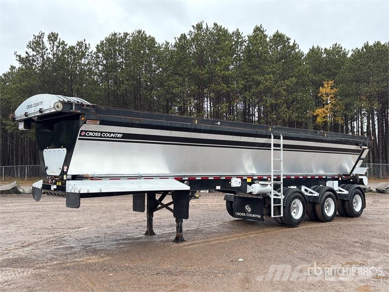 Cross Country 39 ft Tri/A Live Bottom Trailer Semi-remorques à plancher mobile