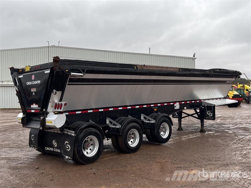 Cross Country 39 ft Tri/A Live Bottom Trailer Semi-remorques à plancher mobile