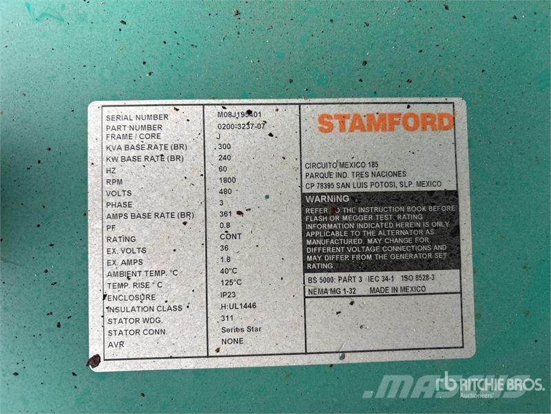 Cummins DSGAC-7279379 150 kW Skid-Mounted Generator Set Diesel Generatoren