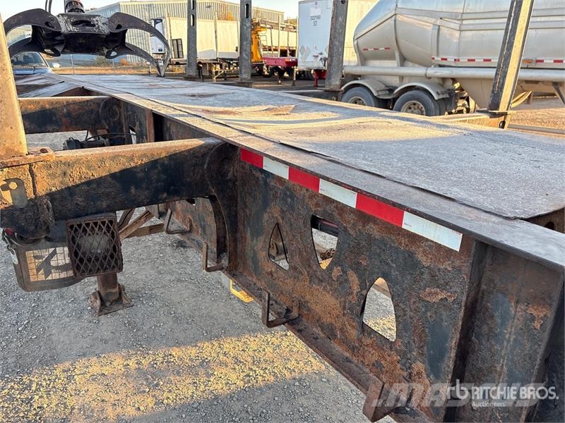 Deloupe 51 ft Quad/A Self-Loading Log Trailer Rönkszállító pótkocsik