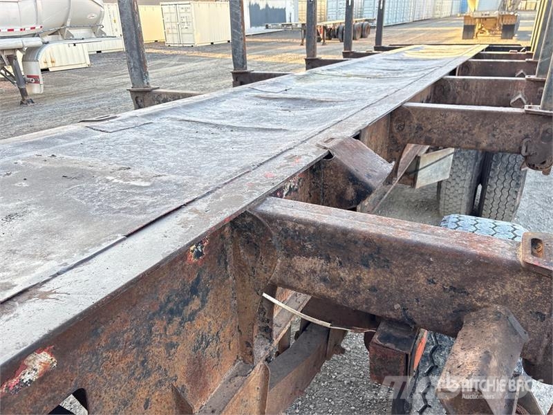 Deloupe 51 ft Quad/A Self-Loading Log Trailer Rönkszállító pótkocsik