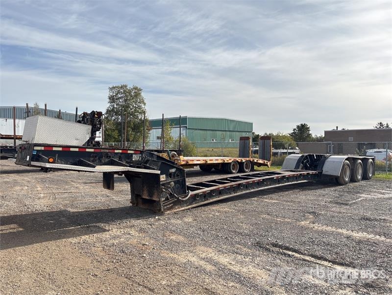 Deloupe 60 ton Tri/A Beam Removable Gooseneck Lowboy Trail 로우 로더