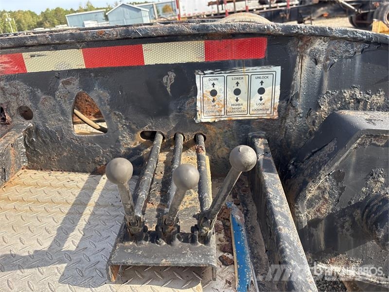 Deloupe 60 ton Tri/A Beam Removable Gooseneck Lowboy Trail 로우 로더