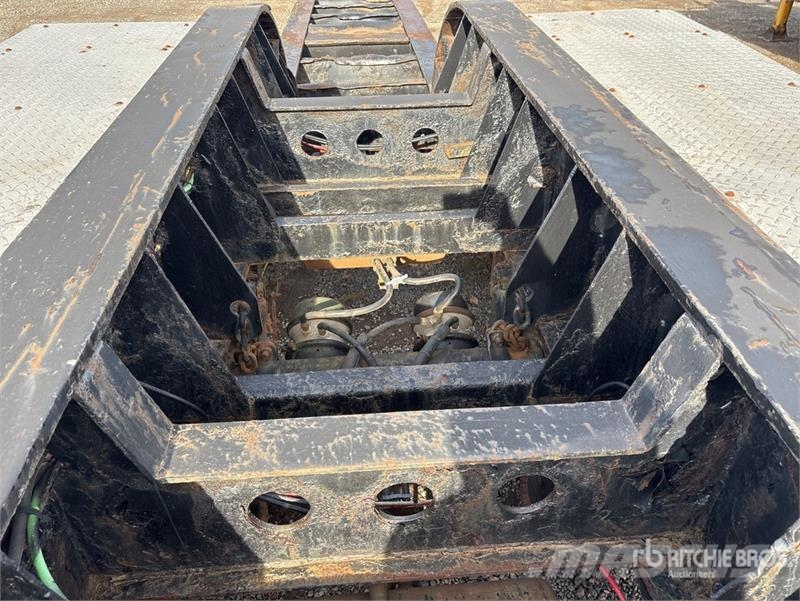 Deloupe 60 ton Tri/A Beam Removable Gooseneck Lowboy Trail 로우 로더