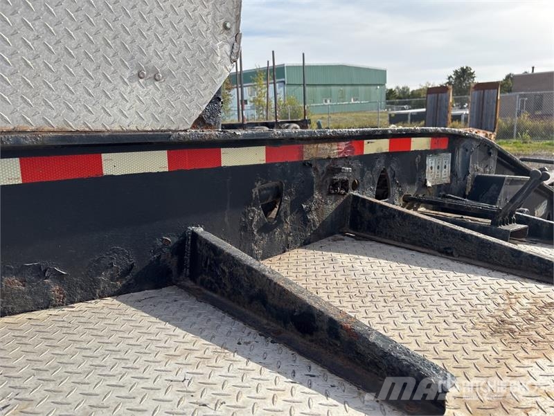 Deloupe 60 ton Tri/A Beam Removable Gooseneck Lowboy Trail 로우 로더