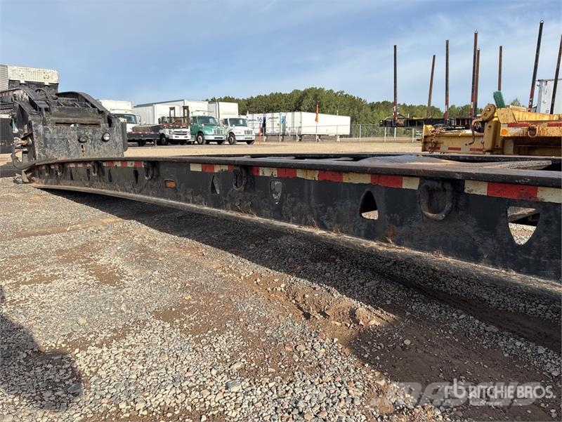 Deloupe 60 ton Tri/A Beam Removable Gooseneck Lowboy Trail 로우 로더