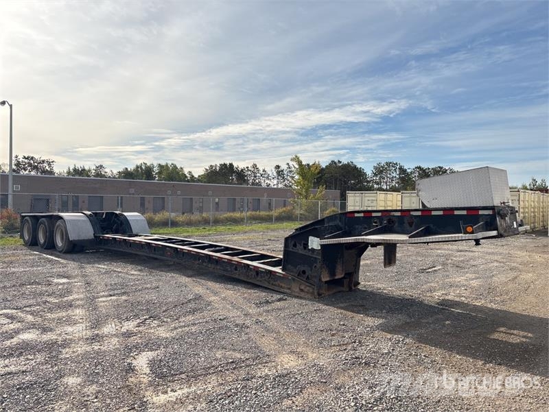 Deloupe 60 ton Tri/A Beam Removable Gooseneck Lowboy Trail 로우 로더