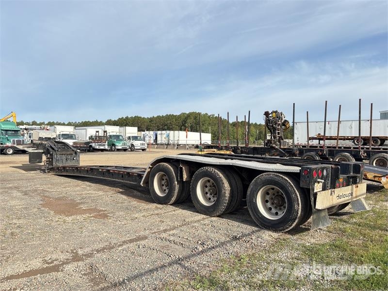 Deloupe 60 ton Tri/A Beam Removable Gooseneck Lowboy Trail 로우 로더