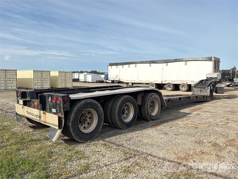Deloupe 60 ton Tri/A Beam Removable Gooseneck Lowboy Trail 로우 로더