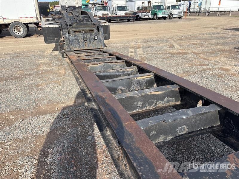Deloupe 60 ton Tri/A Beam Removable Gooseneck Lowboy Trail 로우 로더