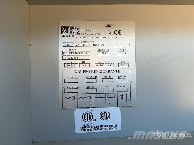 Display Refrigerator Andre komponenter