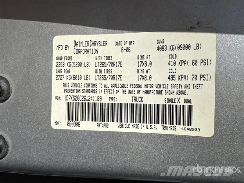 Dodge Ram 2500 Ostalo