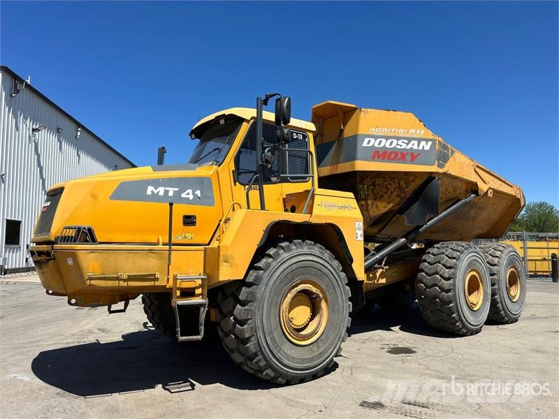 Doosan Moxy MT41 Articulated Dump Truck Articulated Haulers