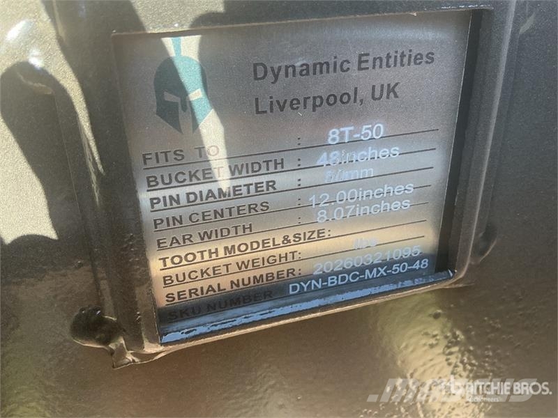Dynamic Entities 48 in Cleanup Excavator Bucket - Fits Cat Skovle