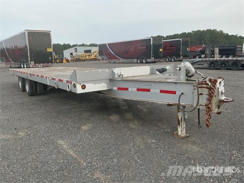 Eager Beaver 18160 lb 27 ft T/A Flatbed Trailer Plataforma plana/laterales abatibles