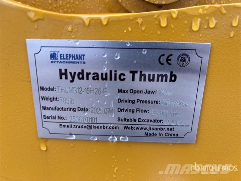  Elephant Hydraulic Excavator Thumb Schaufeln