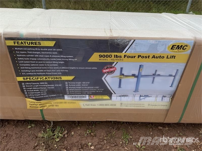 EMC 4QJY4.0C 4 Post 9000 lb (Unused) Anlegg - Annet