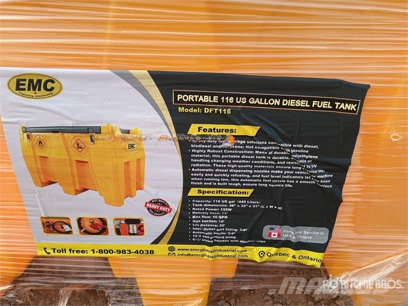 EMC DFT116 116 gal Portable Poly Fuel Tank (Unused) Kraftstoff- und Zusatzstoffbehälter