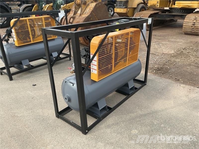 EMC GAC60 24.4 cfm Skid-Mounted 60 gal Air Compressor  مكابس