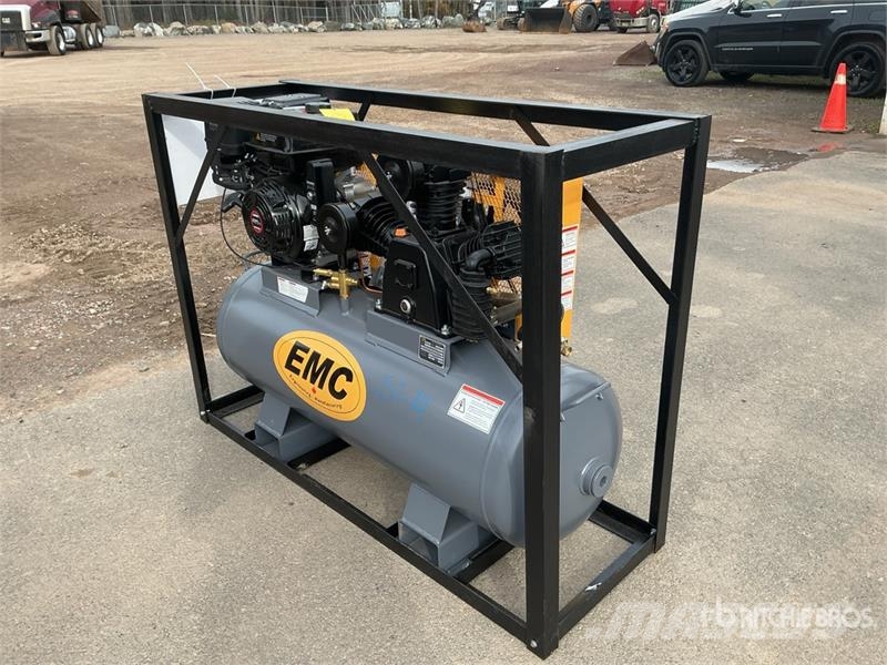 EMC GAC60 24.4 cfm Skid-Mounted 60 gal Air Compressor  مكابس