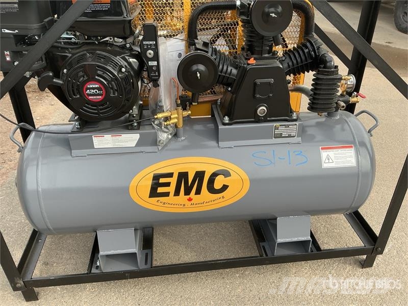 EMC GAC60 24.4 cfm Skid-Mounted 60 gal Air Compressor  Kompresori