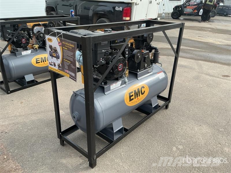 EMC GAC60 24.4 cfm Skid-Mounted 60 gal Air Compressor  Kompresori