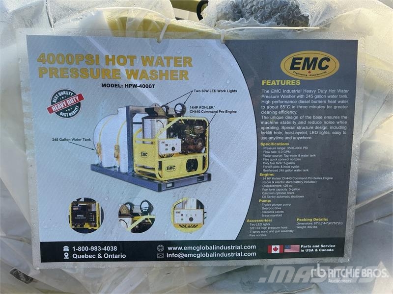 EMC HPW-4000T-PC Pressure Washer (Unused) Visokotlačni kućni perači