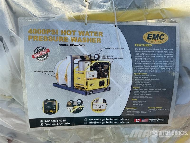 EMC HPW-4000T Pressure Washer (Unused) Visokotlačni kućni perači